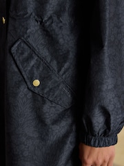 Joules Holkham Navy Waterproof Packable Raincoat With Hood - Image 6 of 12