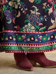 Joules Cressida Navy Placement Floral Maxi Dress - Image 7 of 10