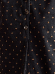 Joules Maple Black Cord Shirt Dress - Image 5 of 7