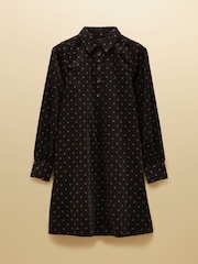 Joules Maple Black Cord Shirt Dress - Image 7 of 7