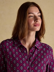 Vestido de camisa de algodão rico Joules Theodora - Imagem 5 de 8
