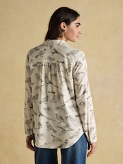 Joules Elvina White Relaxed Fit Shirt - Image 2 of 8