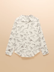 Joules Elvina White Relaxed Fit Shirt - Image 8 of 8