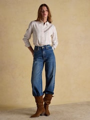 Joules Claudia Multi Boyfriend Shirt - Image 5 of 8