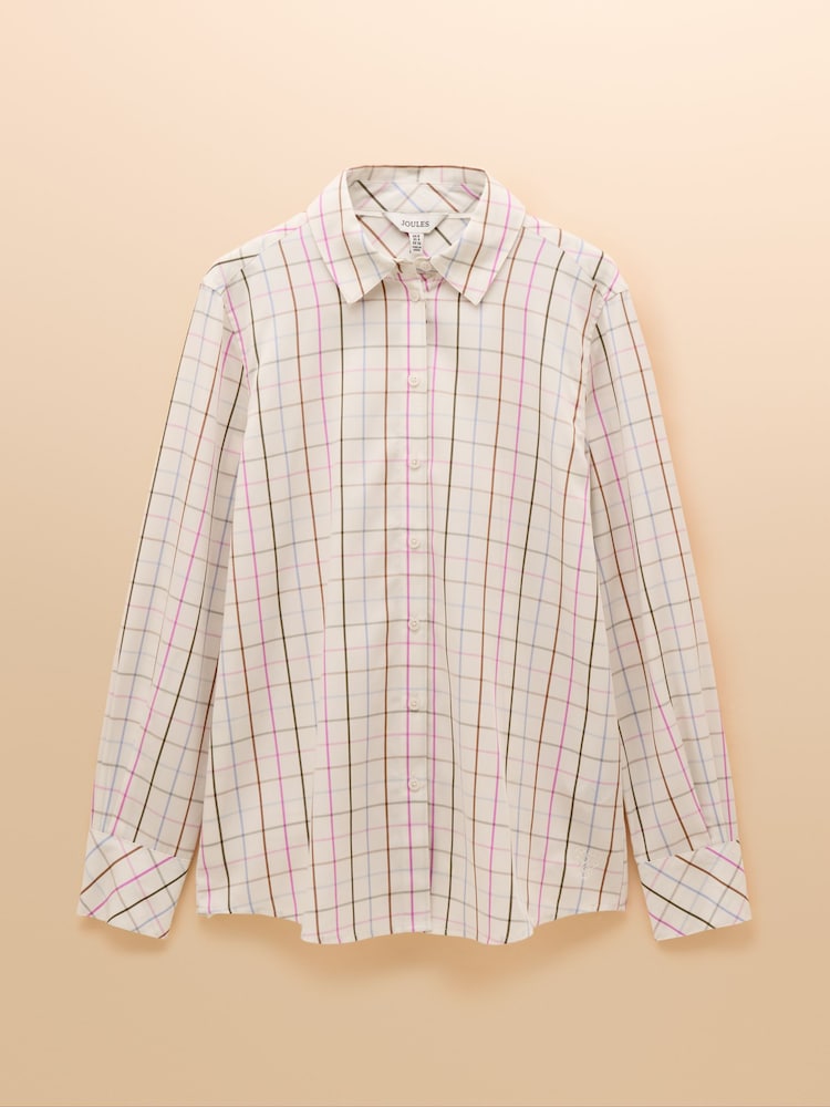 Joules Claudia Multi Boyfriend Shirt - Image 8 of 8 Joules Claudia Multi Boyfriend Shirt - Image 8 of 8
