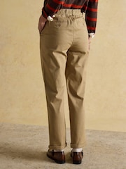 Joules Khaki Chino Tan Brown Slim Fit Trousers - Image 2 of 8
