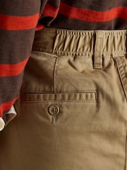 Joules Khaki Chino Tan Brown Slim Fit Trousers - Image 7 of 8