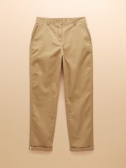 Joules Khaki Chino Tan Brown Slim Fit Trousers - Image 8 of 8