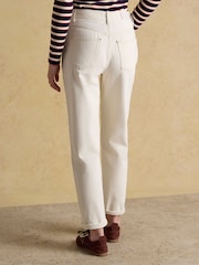 Joules Cream Relaxed Fit Jeans - Image 2 of 7