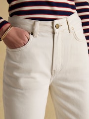 Joules Cream Relaxed Fit Jeans - Image 3 of 7