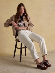 Joules Cream Relaxed Fit Jeans - Image 5 of 7