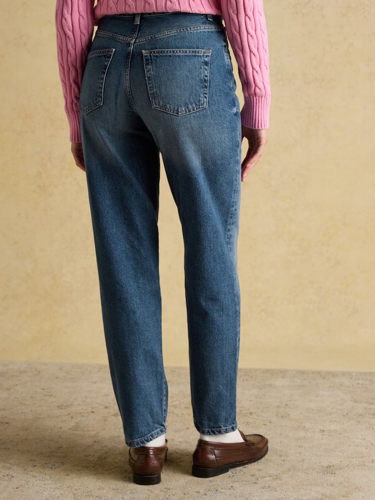 Joules Mid Indigo Blue Relaxed Fit Jeans - Image 2 of 7 Joules Mid Indigo Blue Relaxed Fit Jeans - Image 2 of 7
