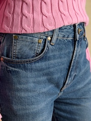 Joules Mid Indigo Blue Relaxed Fit Jeans - Image 3 of 7