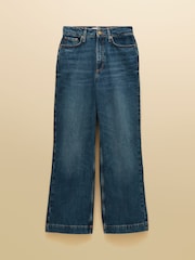 Joules Blue High Rise Wide Leg Jeans - Image 7 of 7