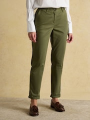 Joules Green Chino Slim Fit Trousers - Image 2 of 8