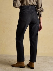 Joules Black Straight Fit Mid Rise Jeans - Image 2 of 8