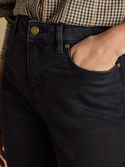 Joules Black Straight Fit Mid Rise Jeans - Image 3 of 8