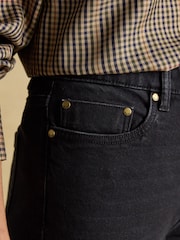 Joules Black Straight Fit Mid Rise Jeans - Image 4 of 8