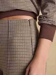 Mia Brown Checked Skinny Trouser - Image 5 of 8