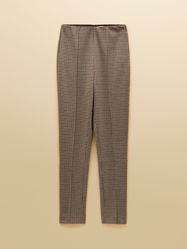 Mia Brown Checked Skinny Trouser - Image 8 of 8 Mia Brown Checked Skinny Trouser - Image 8 of 8