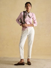 Joules Harbour Pink Boat Neck Breton Top - Image 3 of 7