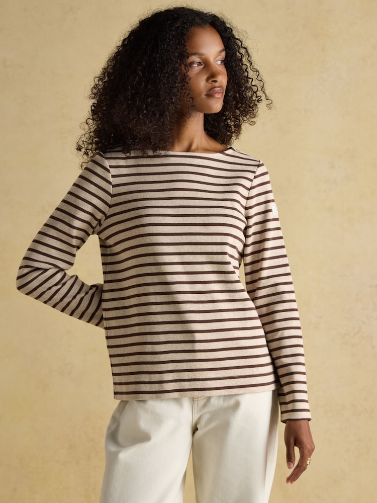 Neutro - Blusa bretã Joules Harbour Boat Neck - Imagem 1 de 8