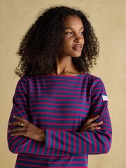 Vermelho/Azul - Blusa bretã Joules Harbour Boat Neck - Imagem 3 de 7