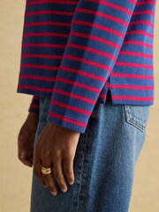 Vermelho/Azul - Blusa bretã Joules Harbour Boat Neck - Imagem 6 de 7