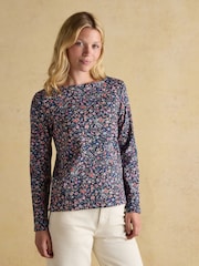 Joules Harbour Multi Boat Neck Printed Top - Image 1 of 7