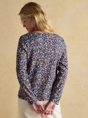 Joules Harbour Multi Boat Neck Printed Top - Image 2 of 7