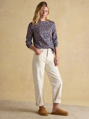 Joules Harbour Multi Boat Neck Printed Top - Image 5 of 7