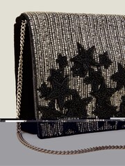 Accessorize Silver Embellished Star Clutch Bag - Image 2 of 3