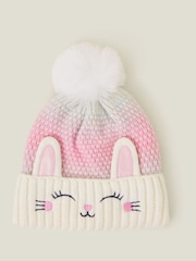 Angels By Accessorize Black Girls Faux Fur Ombre Bunny Hat - Image 1 of 2