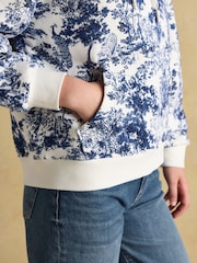 Joules Milbourne Blue & Cream Safari Hoodie - Image 5 of 9