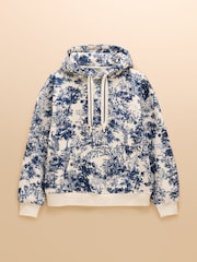 Joules Milbourne Blue & Cream Safari Hoodie - Image 9 of 9