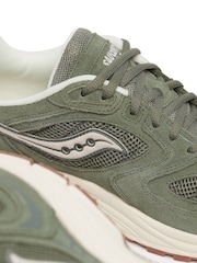 Saucony Khaki/Green Mens Grid Jazz 9 Trainers - Image 10 of 10