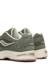 Saucony Khaki/Green Mens Grid Jazz 9 Trainers - Image 6 of 10