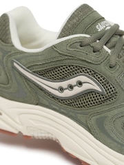 Saucony Khaki/Green Mens Grid Jazz 9 Trainers - Image 9 of 10