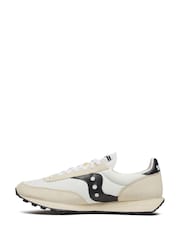 Saucony Mens White/Black 80 Trainers - Image 2 of 9