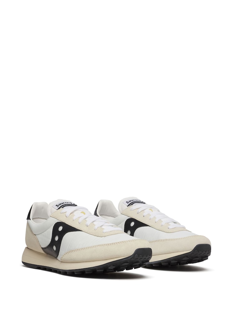 Saucony Mens White/Black 80 Trainers - Image 3 of 9