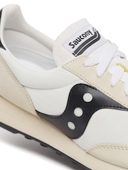 Saucony Mens White/Black 80 Trainers - Image 8 of 9