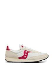 Saucony Mens 80 White Trainers - Image 1 of 6