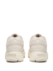 Saucony Womens White Grid Jazz 9 Trainers - Image 4 of 6