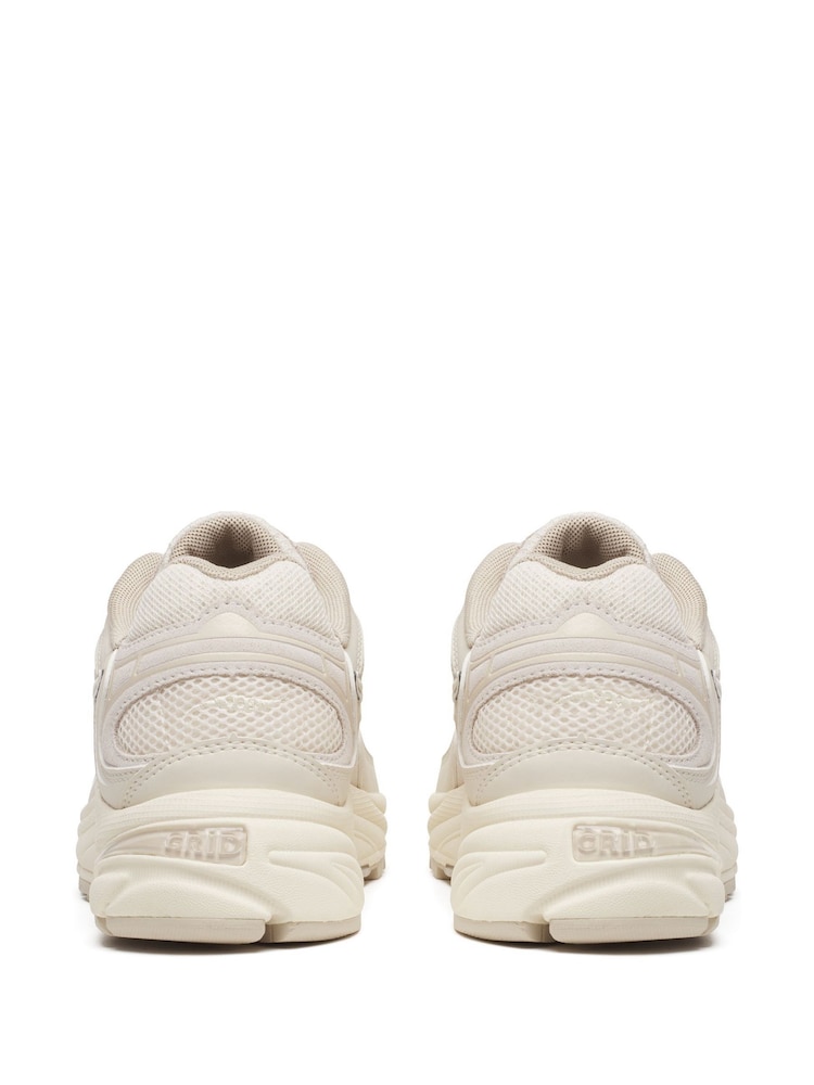 Saucony Womens White Grid Jazz 9 Trainers - Image 4 of 6