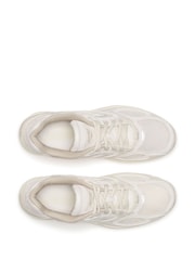 Saucony Womens White Grid Jazz 9 Trainers - Image 5 of 6