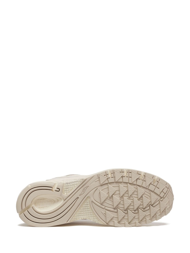Saucony Womens White Grid Jazz 9 Trainers - Image 6 of 6