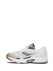 Saucony Womens Ride Millennium White/Gold Trainers - Image 2 of 9