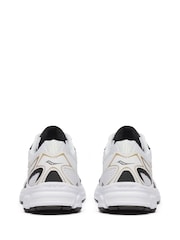 Saucony Womens Ride Millennium White/Gold Trainers - Image 4 of 9