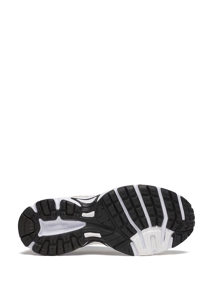 Saucony Womens Ride Millennium White/Gold Trainers - Image 6 of 9
