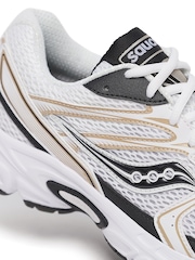 Saucony Womens Ride Millennium White/Gold Trainers - Image 8 of 9